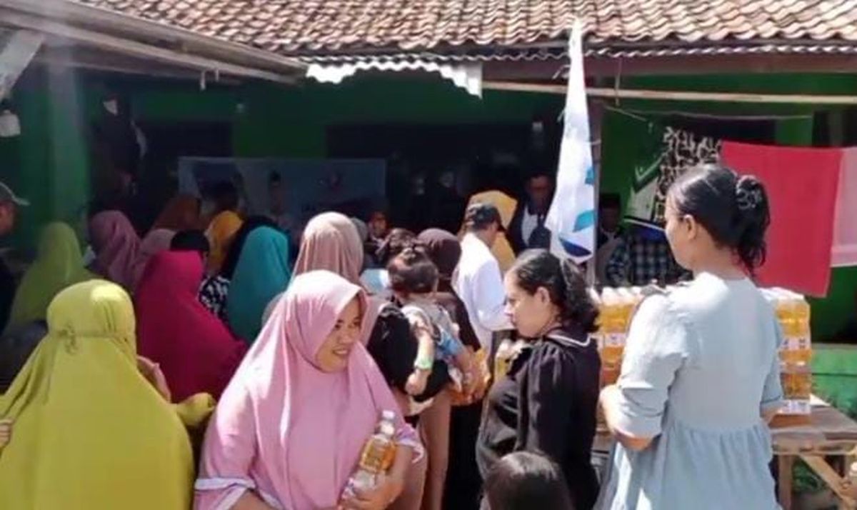Gelar Bazar Minyak Goreng Murah, Caleg Partai Perindo: Animo Masyarakat Luar Biasa