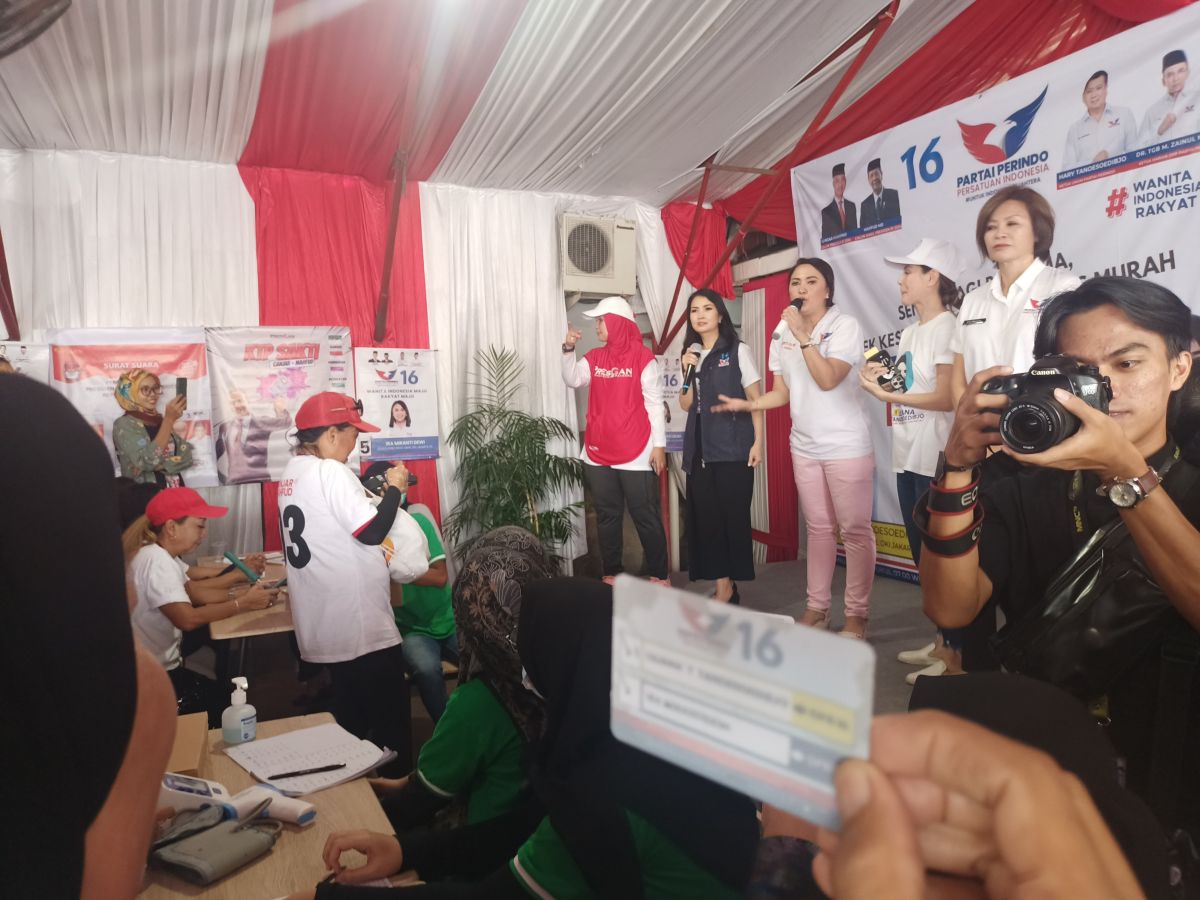 Gelar Bazar Murah dan Cek Kesehatan Gratis, Caleg Partai Perindo DKI: Ringankan Beban Masyarakat
