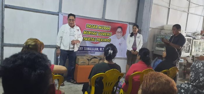 Gelar Pasar Murah Minyak Goreng di Manado, Caleg Partai Perindo: Bentuk Kepedulian kepada Masyarakat