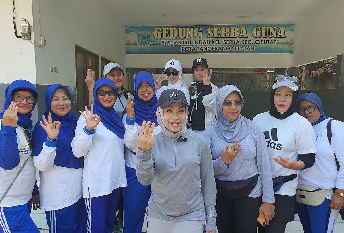 Gelar Senam Terapi Bersama Warga, Caleg Partai Perindo Dyah Anita: Ini Buat Kita Sehat