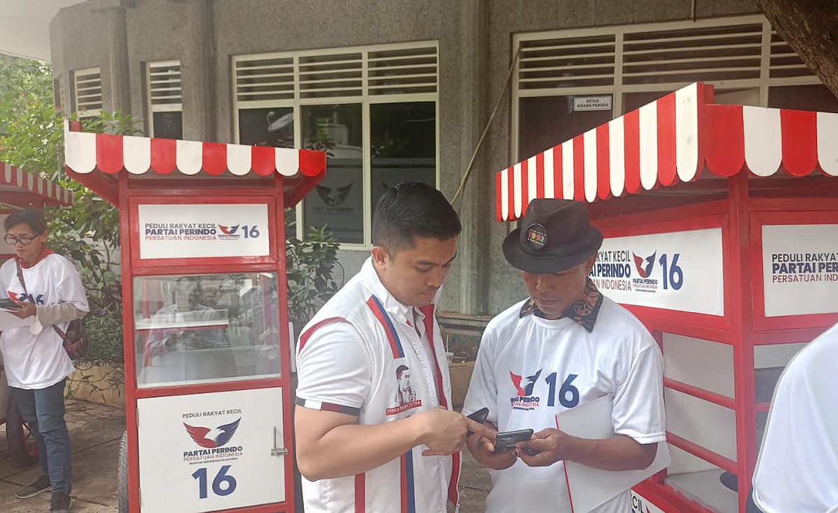 Caleg Partai Perindo Diska Resha Harap Progam Gerobak Kurangi Pengangguran di Indonesia