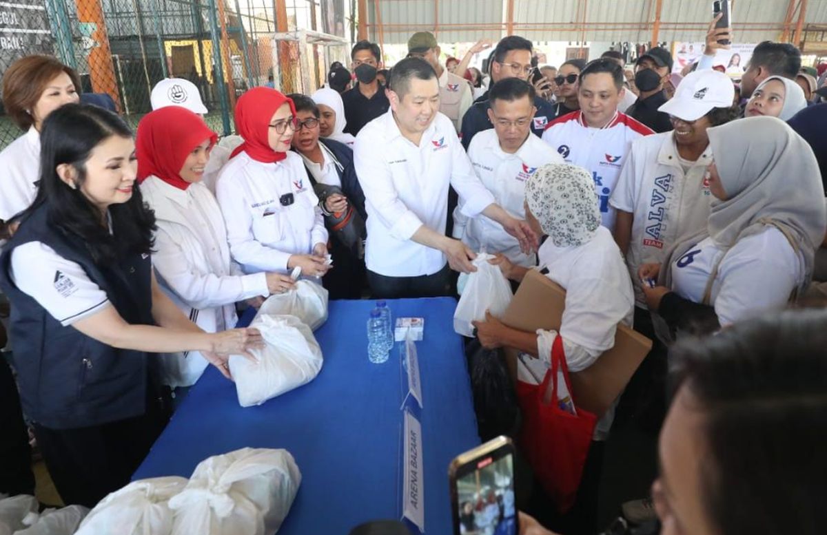 HT Pastikan Partai Perindo Rutin Gelar Bazar Murah dan Cek Kesehatan Gratis