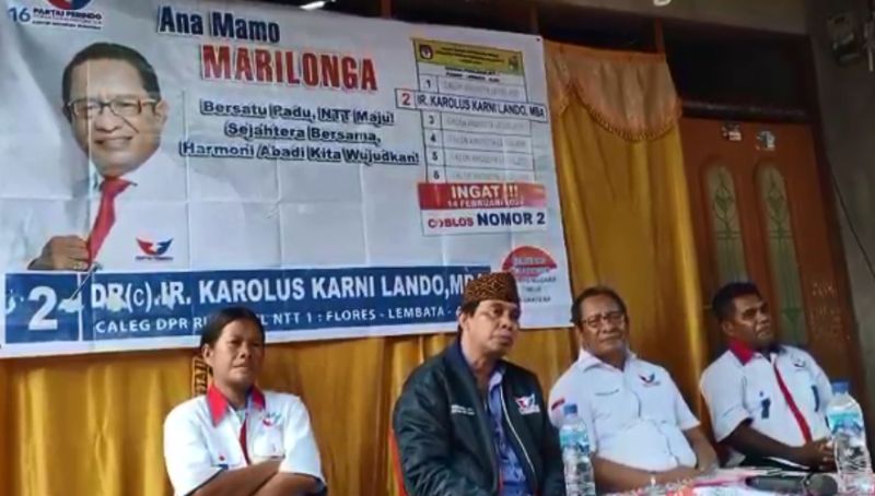 Caleg Partai Perindo Karolus Karni Siap Bantu Tingkatkan UMKM hingga Pertanian di NTT
