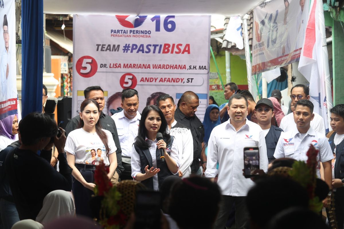 Kunjungi Kelurahan Tugu Selatan, Ini Pesan Liliana Tanoesoedibjo