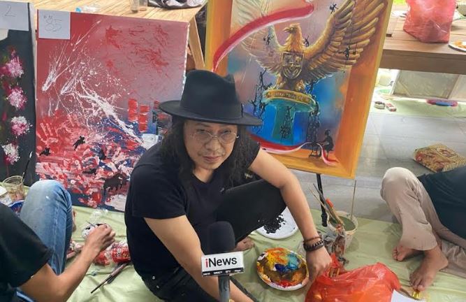 Lewat Lukisan, Para Seniman Berharap Ganjar-Mahfud Jadi Pemimpin Masa Depan