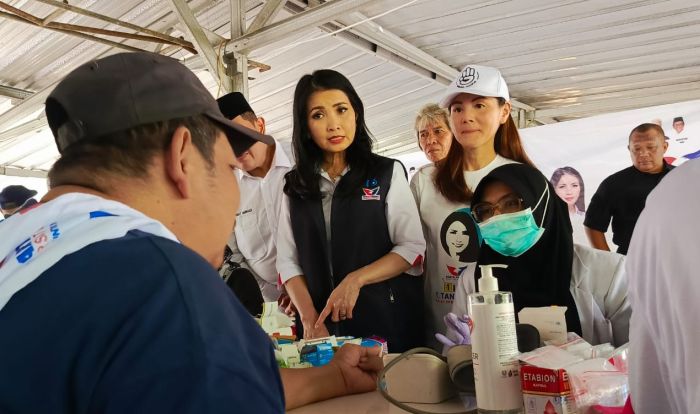 Liliana Tanoesoedibjo Dicurhati Warga: Cek Kesehatan Gratis Ngantre, Tidak Ngantre Bayar!