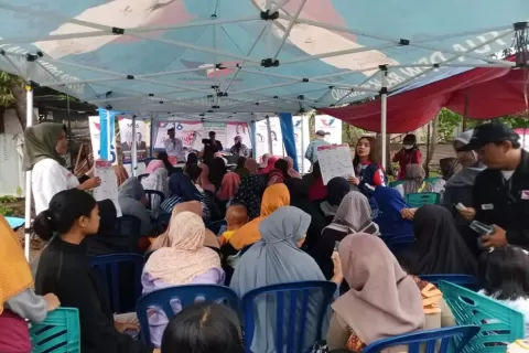 Menangkan Ganjar-Mahfud, Caleg Partai Perindo Rere Tati Serap Aspirasi Masyarakat Depok 
