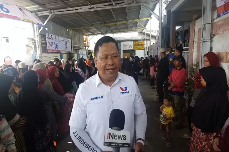 Gelar Bazar Sembako Murah, Caleg Berman Nainggolan: Bukti Partai Perindo Dekat Masyarakat
