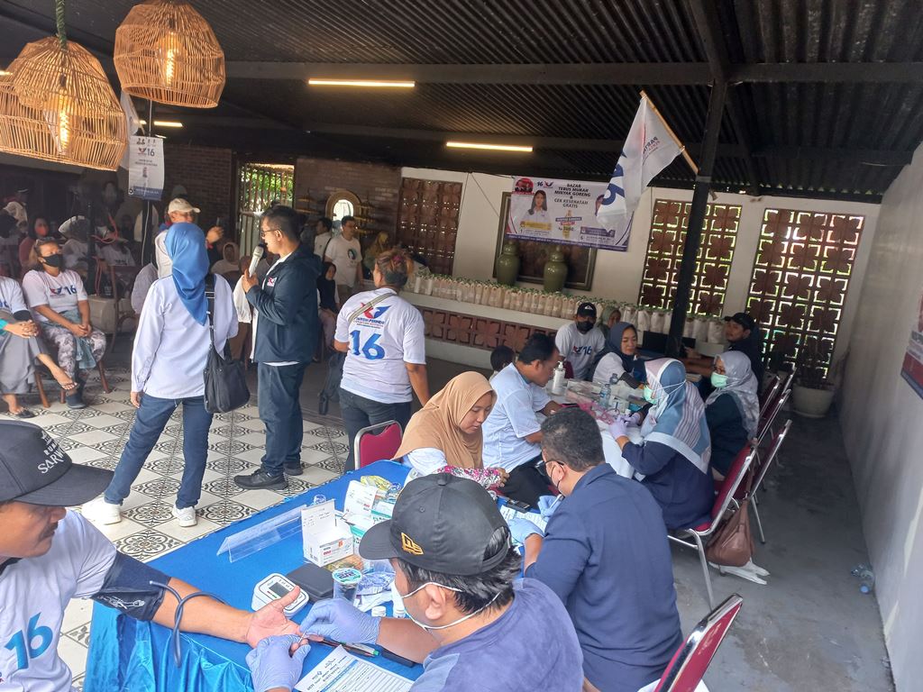 Partai Perindo Gelar Bazar Murah dan Cek Kesehatan Gratis di Pejaten Timur
