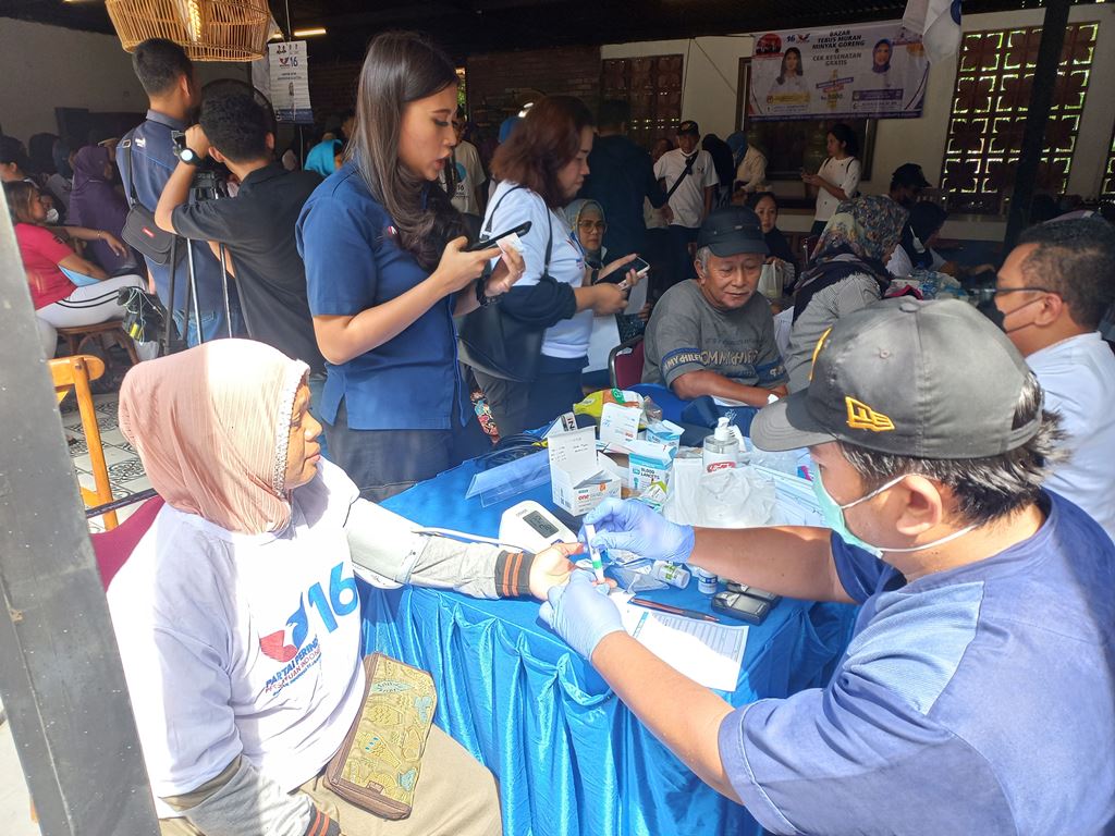 Partai Perindo Gelar Cek Kesehatan Gratis di Pejaten Timur, Warga : Sangat Bermanfaat Sekali