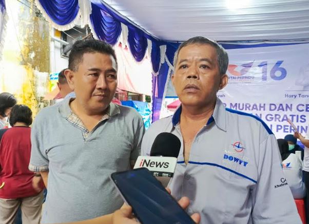 Partai Perindo Gelar Bazar Murah dan Cek Kesehatan di Wilayahnya, Ketua RW: Alhamdulillah Warga Senang