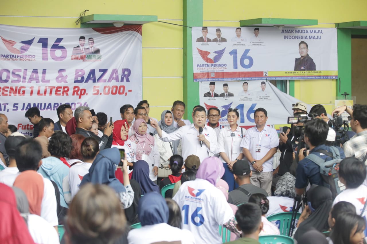 Mampir di Bazar Murah dan Cek Kesehatan Gratis di Semarang, Hary Tanoe: Bentuk Kepedulian Partai Perindo ke Masyarakat 