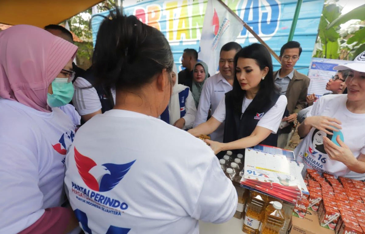 Partai Perindo Gelar Cek Kesehatan dan Bazar Murah, Liliana Tanoesoedibjo: Kita Berjuang Bersama Rakyat