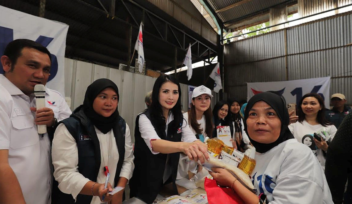 Partai Perindo Gencarkan Bazar Murah, Liliana Tanoesoedibjo Harap Masyarakat Sejahtera dan Naik Kelas