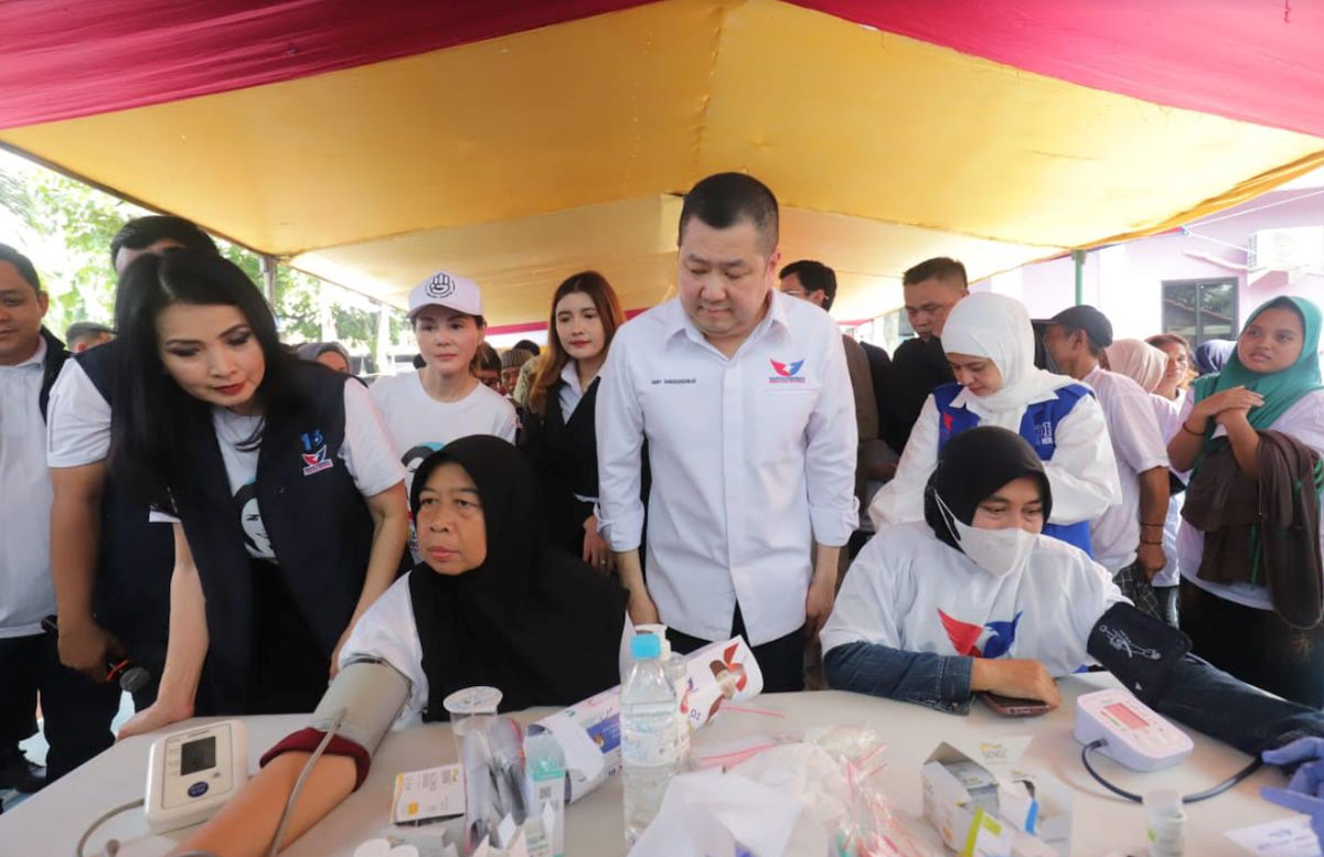Gelar Pemeriksaan Kesehatan Gratis dan Bazar Murah, Liliana Tanoesoedibjo: Bentuk Kepedulian Partai Perindo