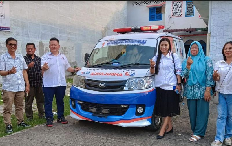 Partai Perindo Tambah Layanan Ambulans di Kota Medan