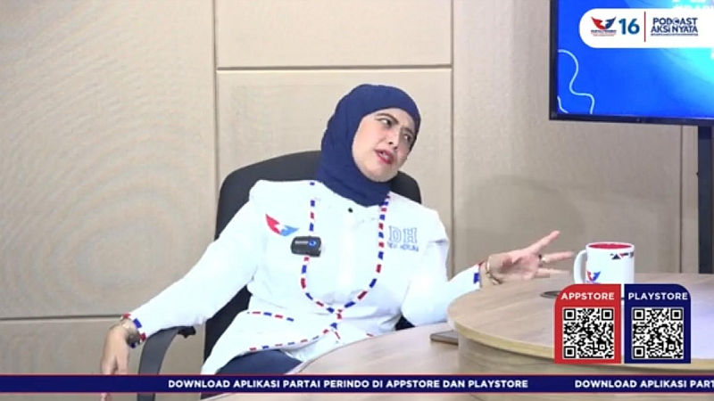 Podcast Aksi Nyata Partai Perindo, Ini Dua Program Andalan Caleg DKI Mpok Devi 