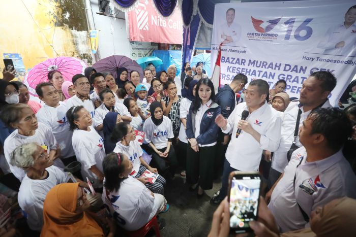 Program Bazar Murah dan Cek Kesehatan Gratis, HT: Manifestasi Partai Perindo Peduli Rakyat Kecil