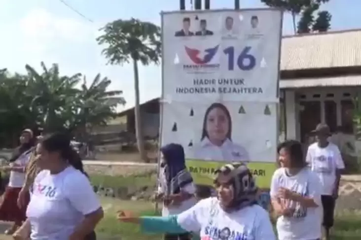 Caleg DPR RI Partai Perindo Ratih Purnamasari Gelar Senam Sehat di Subang 