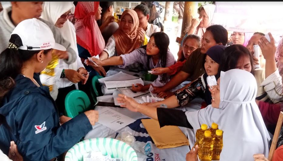 Selain Bazar Minyak Goreng Murah, Partai Perindo Sosialisasikan Program Pendidikan dan Kesehatan di Bekasi