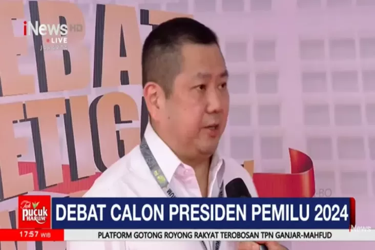 Siap Gelar Debat Ketiga Pilpres 2024, HT Tegaskan MNC Group Profesional