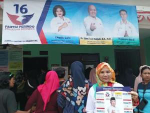 Sosialisasi Pencoblosan di Kiaracondong, Caleg Partai Perindo Djoni Toat: Masyarakat Jangan Golput