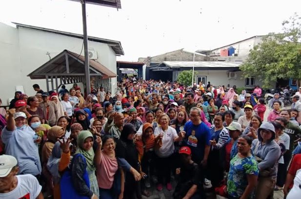 Sudah Berbuat Nyata, Warga Kampung Tanah Merah Dukung Caleg Partai Perindo Menang Pemilu