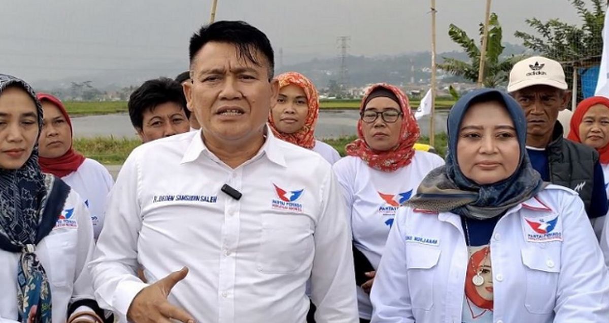 Temui Warga Padalarang, Caleg Deden Samsudin Sosialisasikan Program Partai Perindo