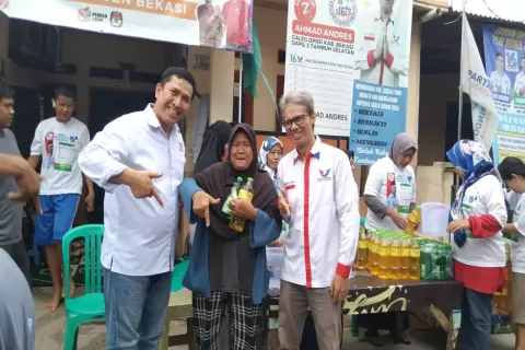 Terbukti Konsisten, Partai Perindo Terus Gelar Bazar Murah untuk Warga Bekasi 