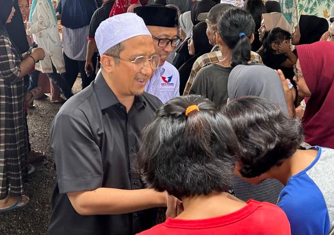 Sambangi Cipinang Melayu, Caleg Perindo Yusuf Mansur Soroti Kesulitan Ekonomi Warga