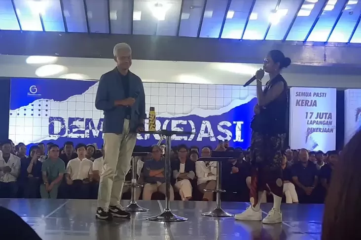 Wakili Rakyat, Rapper Young Lex Tanya soal Dukungan Ganjar pada Produk Lokal 