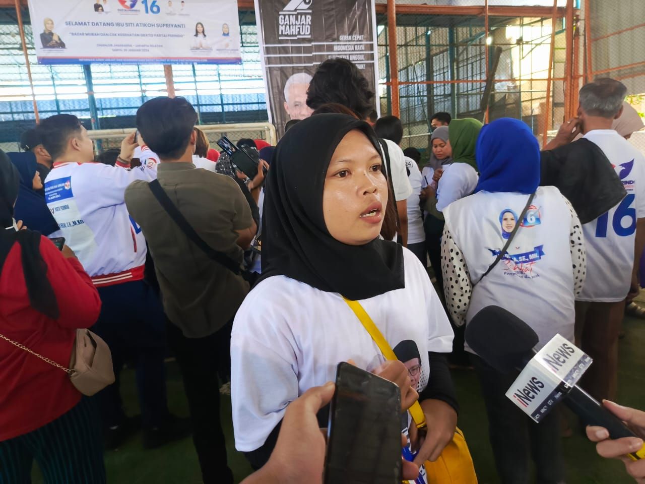 Warga Ciganjur: Alhamdulillah Bazar Murah Partai Perindo Sangat Membantu Kami