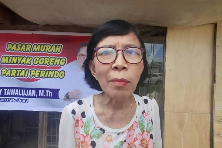 Warga Manado Sambut Antusias Pasar Murah Minyak Goreng Partai Perindo 