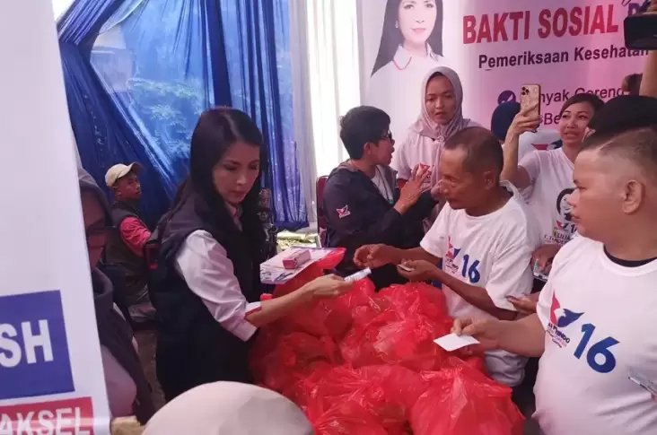 Warga Pasar Minggu Doakan Caleg Partai Perindo Liliana Tanoesoedibjo Amanah 