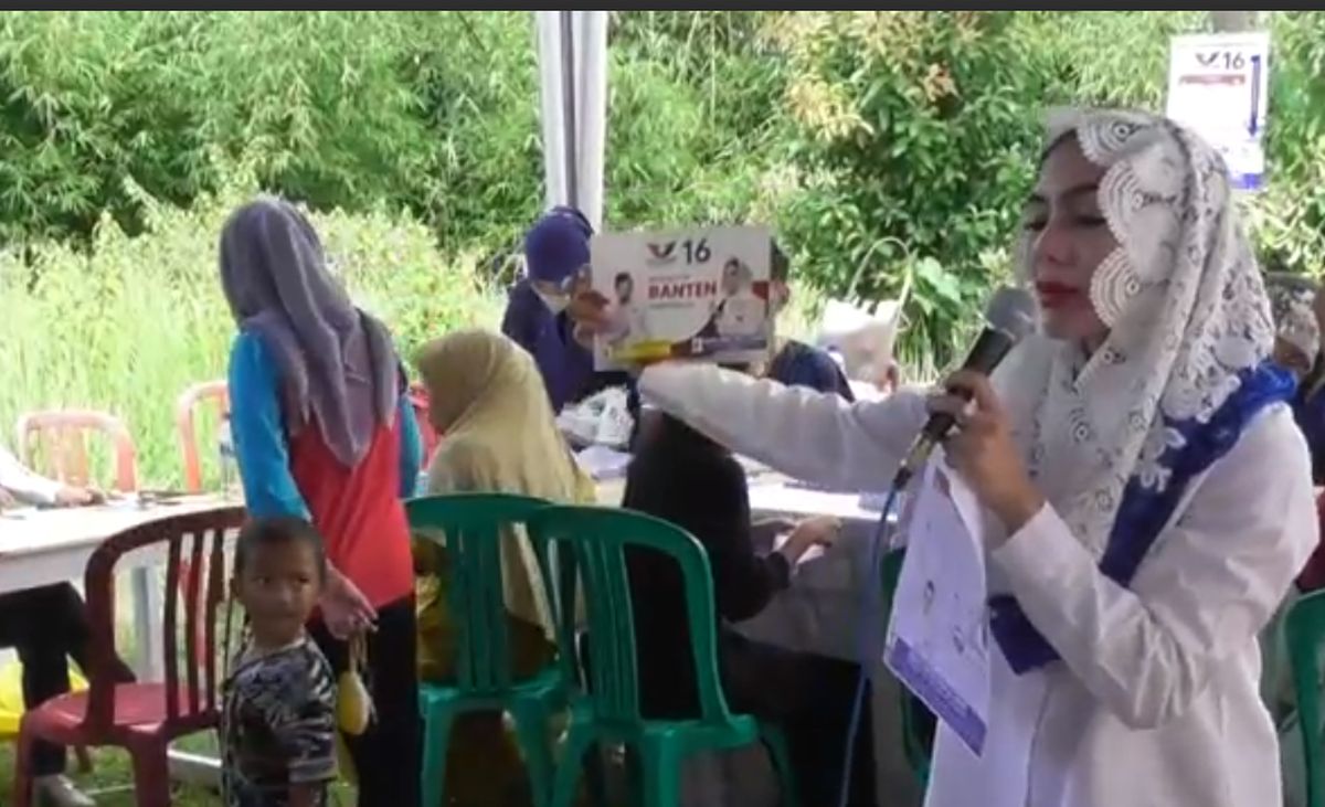 Warga Serbu Pemeriksaan Kesehatan Gratis dan Bazar Murah Partai Perindo di Tangerang