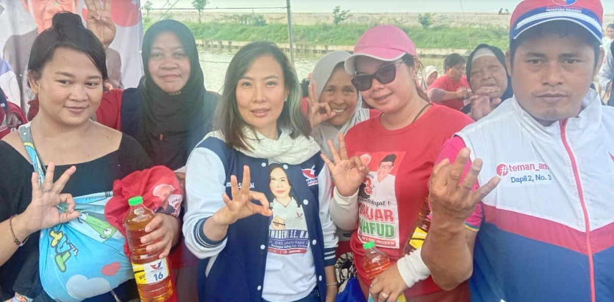 Sambangi Warga Cilincing Jakut, Caleg Partai Perindo Ani Kusumadewi Serap Aspirasi Nelayan