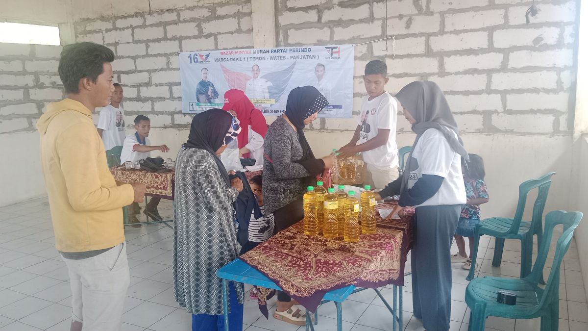 Bazar Minyak Goreng Partai Perindo Sasar Nelayan Kulonprogo