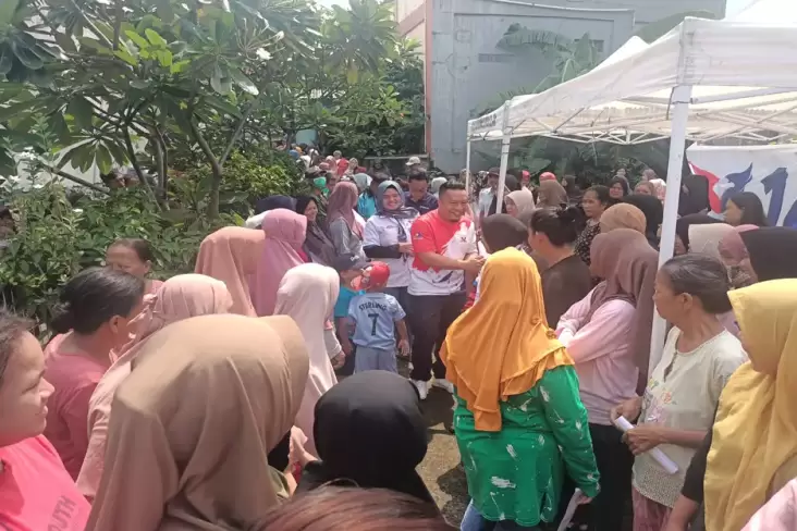 Bazar Partai Perindo di Cibubur, Kustiah: Terus Perjuangkan Hak Warga 