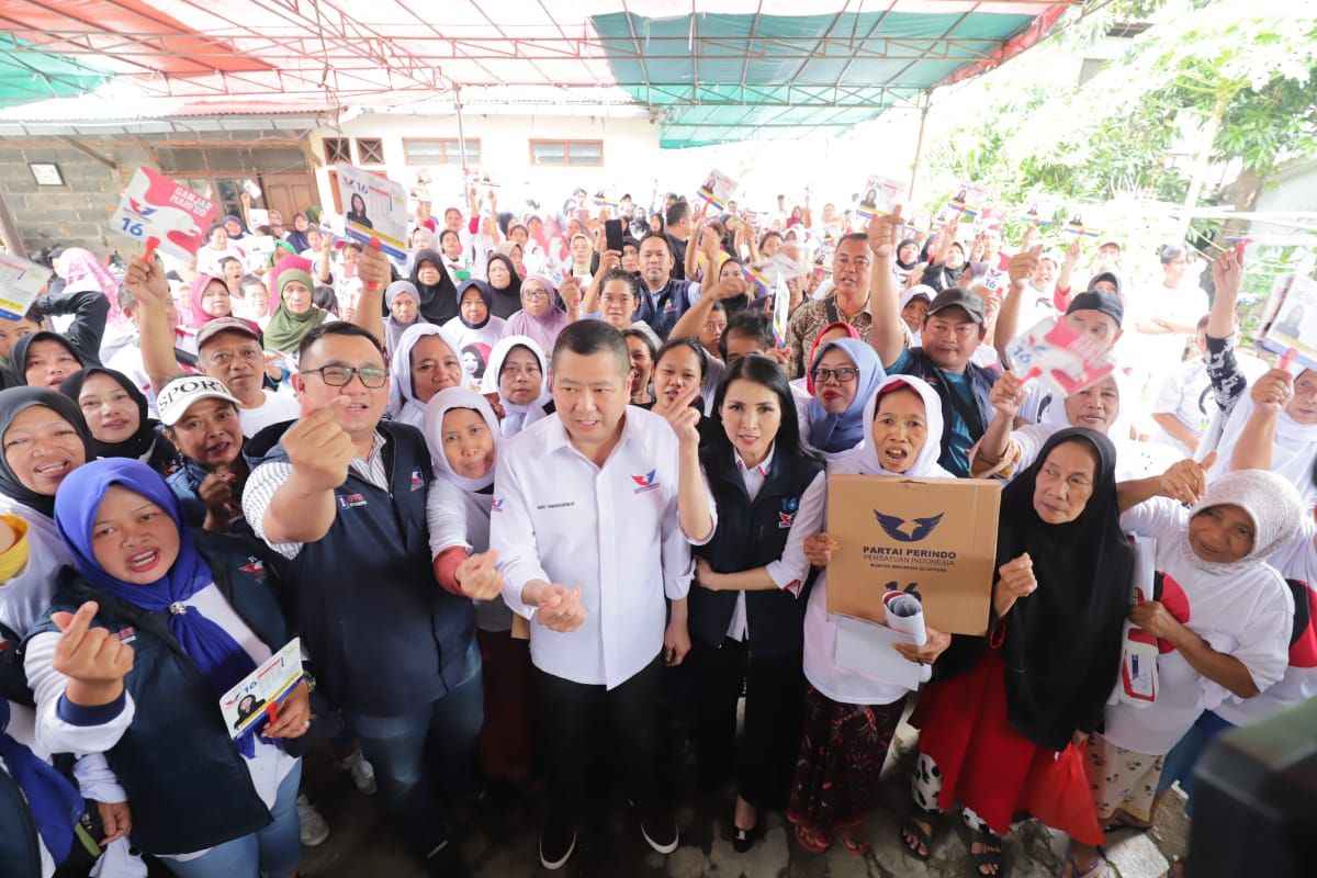 Bertemu Warga Kramat Pela, Hary Tanoe Tegaskan Partai Perindo Utamakan Kebijakan Pro-Rakyat