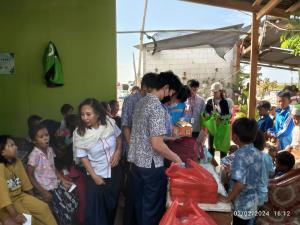 Buka Akses Belajar di Kampung Nelayan, Caleg Partai Perindo Kolaborasi dengan Relawan Ganjar