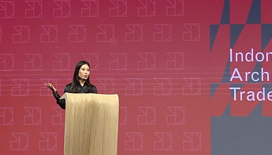 Buka Pameran Arsitektur Terbesar di Indonesia, Ini Harapan Angela Tanoesoedibjo