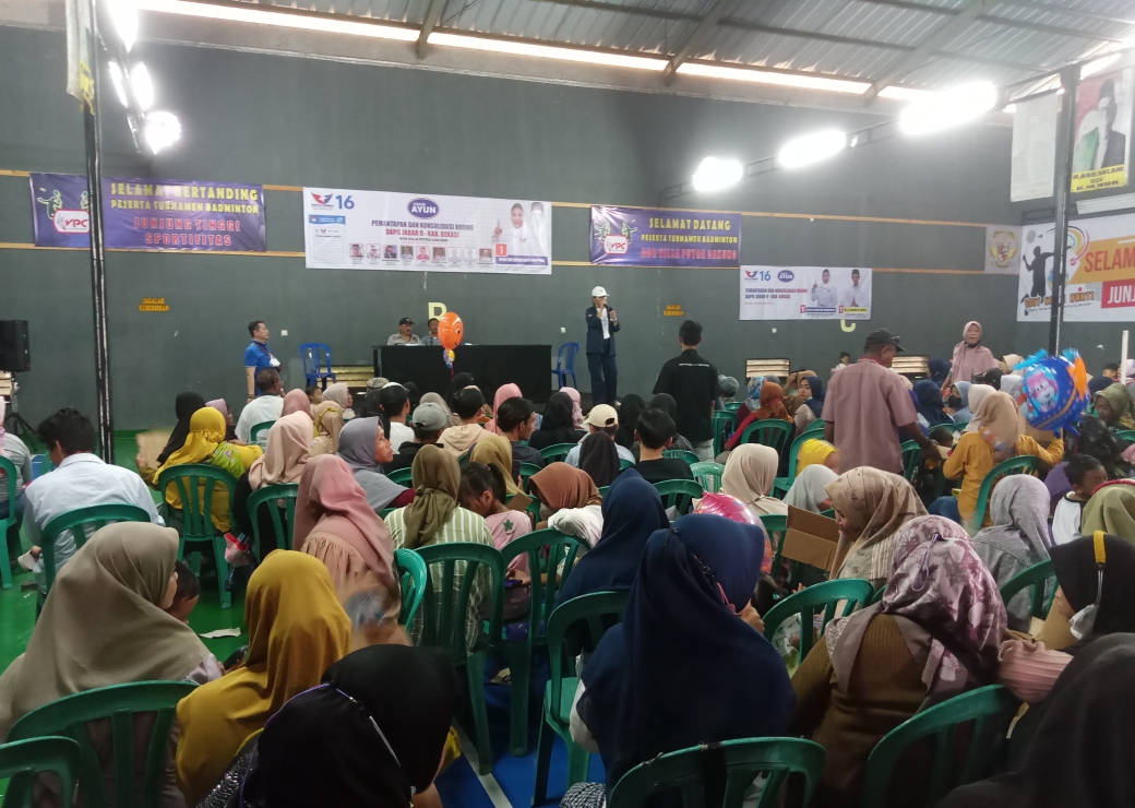 Caleg Partai Perindo Gelar Konsolidasi Tim Pemenangan di Bekasi