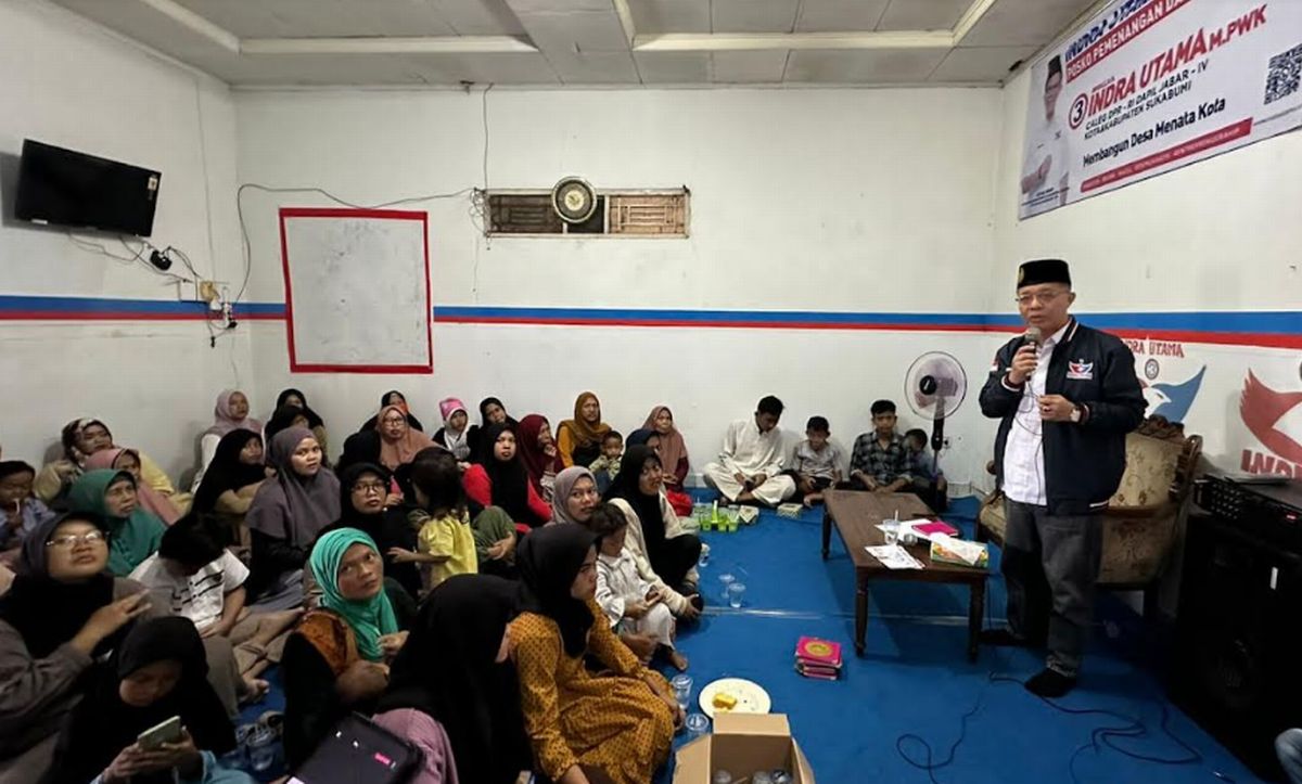 Caleg Partai Perindo Berikan Santunan Anak Yatim dan Paket Makanan untuk Warga
