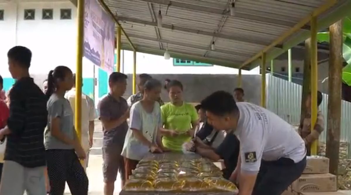 Caleg Partai Perindo Gelar Bazar Migor Murah, Warga Nias Merasa Terbantu