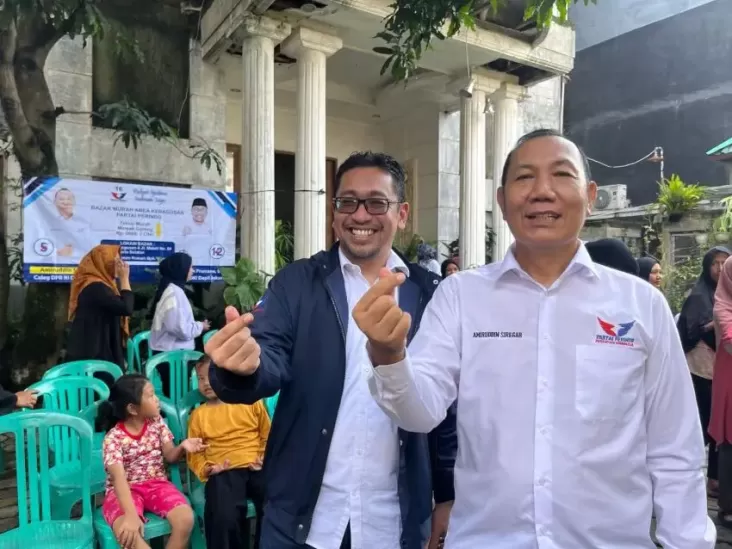  Caleg Partai Perindo Gelar Bazar Murah Minyak Goreng Bagi Warga Kebagusan
