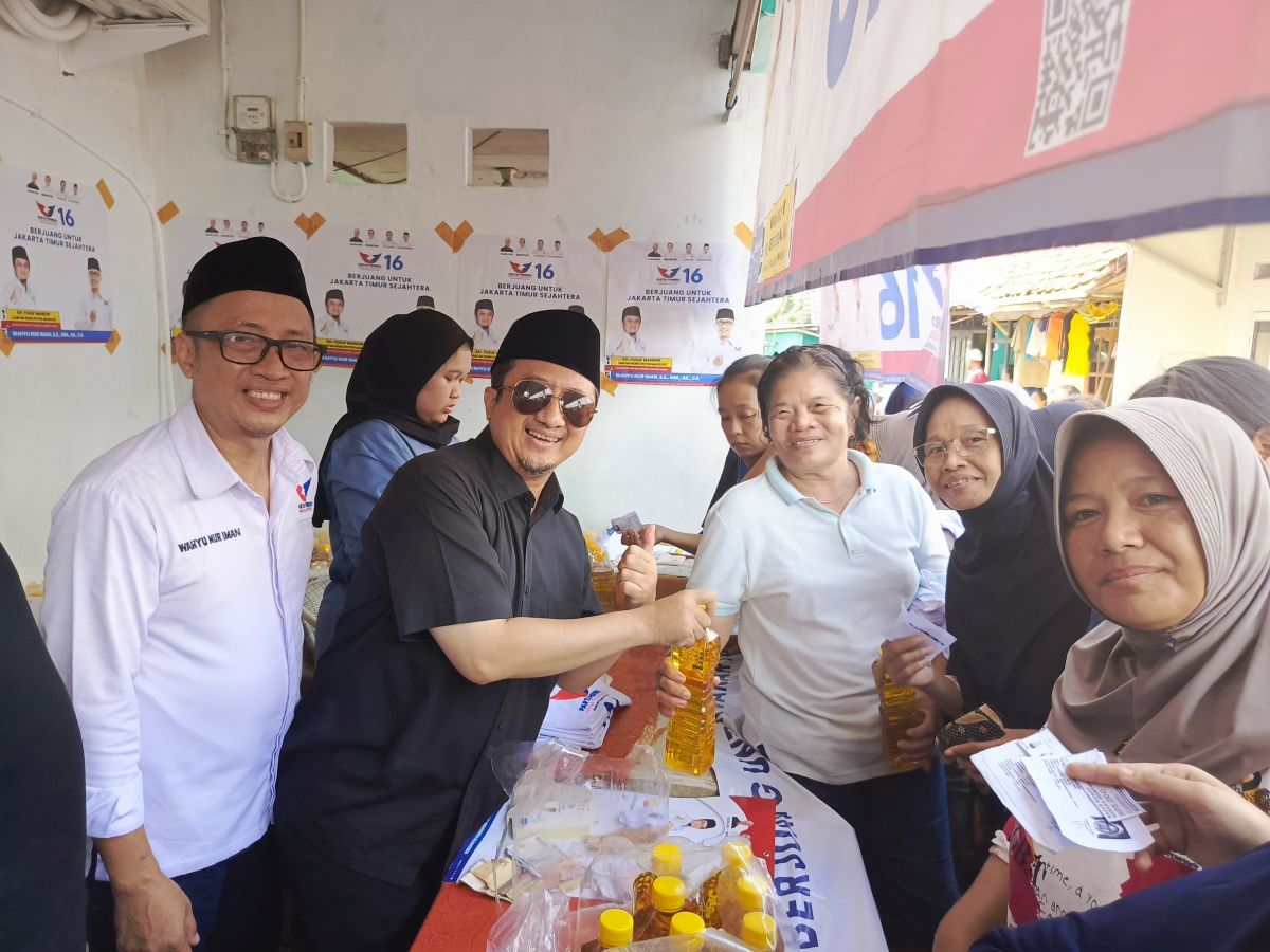Caleg Partai Perindo Wahyu Nur: Bazar Murah Partai Perindo Berkelanjutan