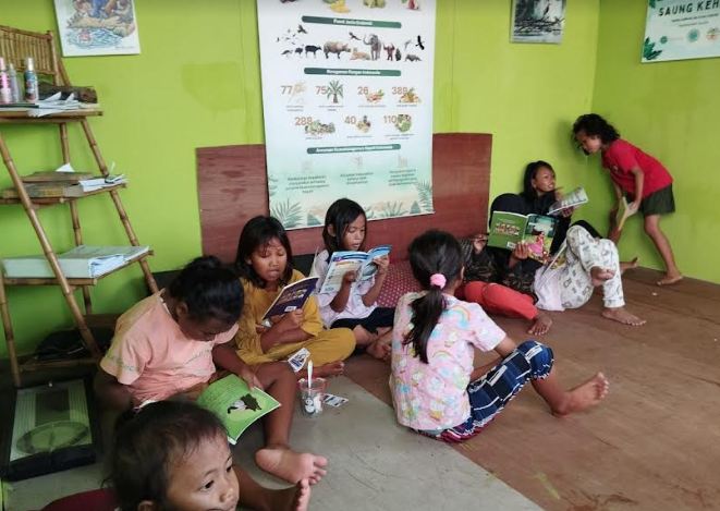 Caleg Partai Perindo Fasilitasi Rumah Baca di Kampung Nelayan Cilincing