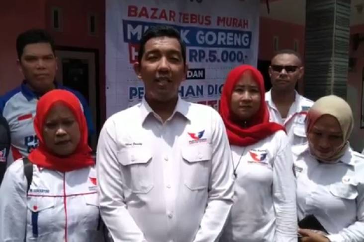 Caleg Partai Perindo Ilham Fuaddy Gelar Pelatihan Digital Marketing dan Bazar Minyak Goreng Murah 