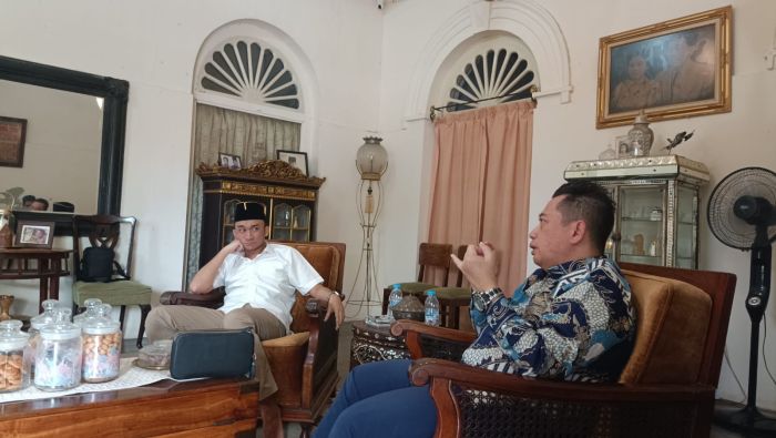 Hari Terakhir Kampanye, Caleg Partai Perindo Rudi Zulham Silaturahmi ke Sultan Deli