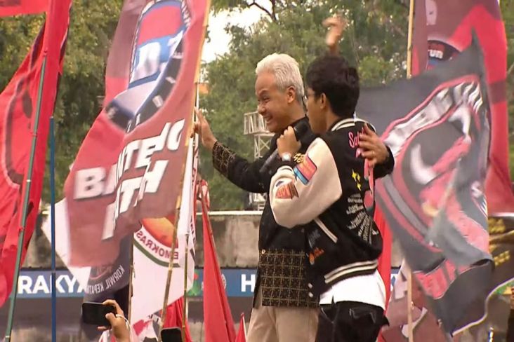 Ketum Partai Perindo Hary Tanoesoedibjo Hadiri Kampanye Akbar Ganjar-Mahfud di Solo